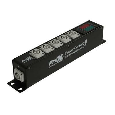 ProX RITA PowerCenter Outlet Box powerCON Compatible Splitter 20A w/ V&A Meter