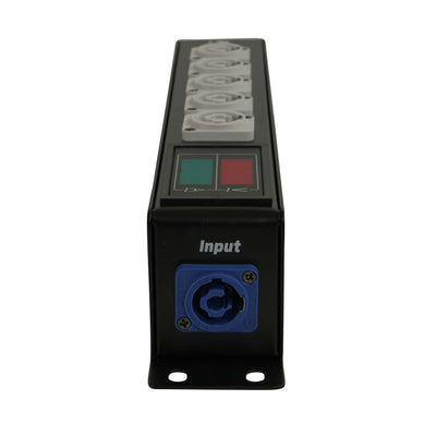 ProX RITA PowerCenter Outlet Box powerCON Compatible Splitter 20A w/ V&A Meter