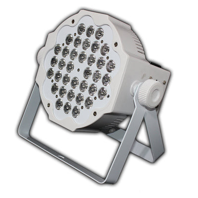 ProX Fusion RGBWA Par 36x 1W LED Slim Par White Housing