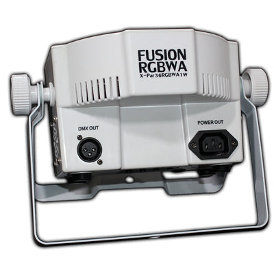 ProX Fusion RGBWA Par 36x 1W LED Slim Par White Housing