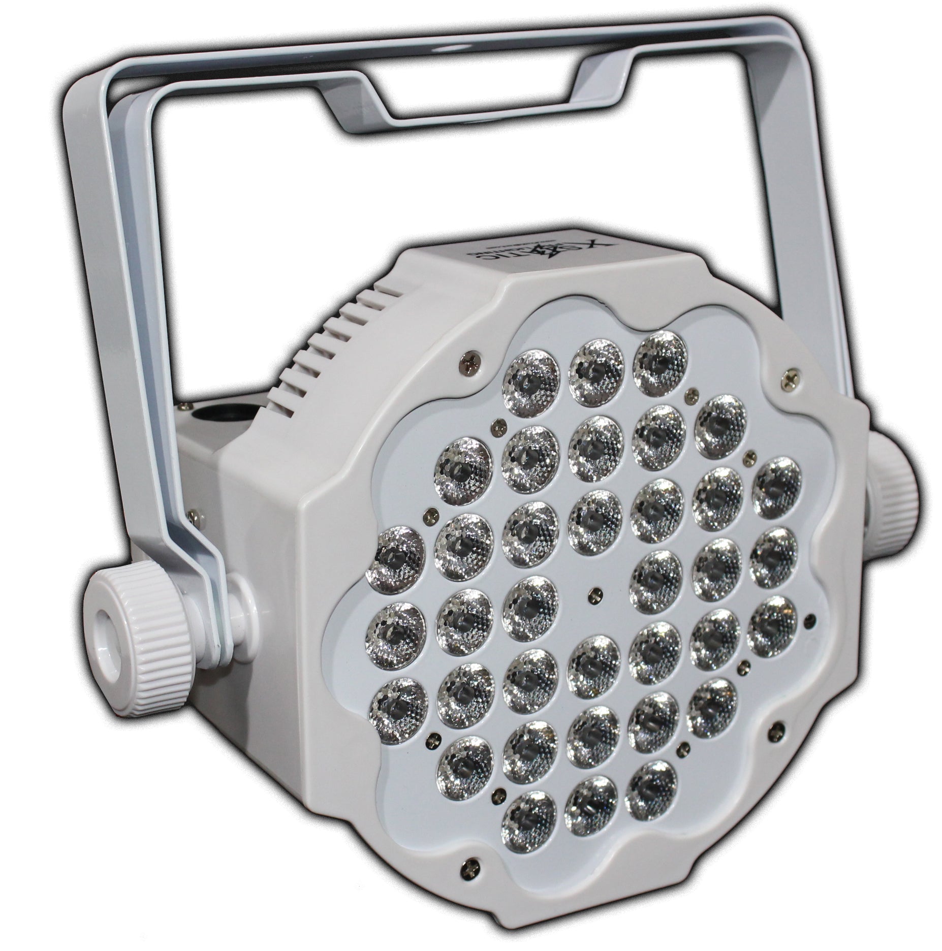 ProX Fusion RGBWA Par 36x 1W LED Slim Par White Housing