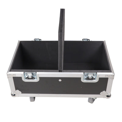 Estuche de transporte doble ProX ATA para 2 subwoofers QSC K8.2 K8 Series con ruedas de 4 pulgadas