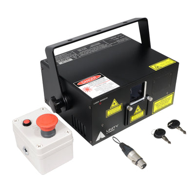 ProX Unity Raw 1.7 Watt RGB Laser Light Show Projector System