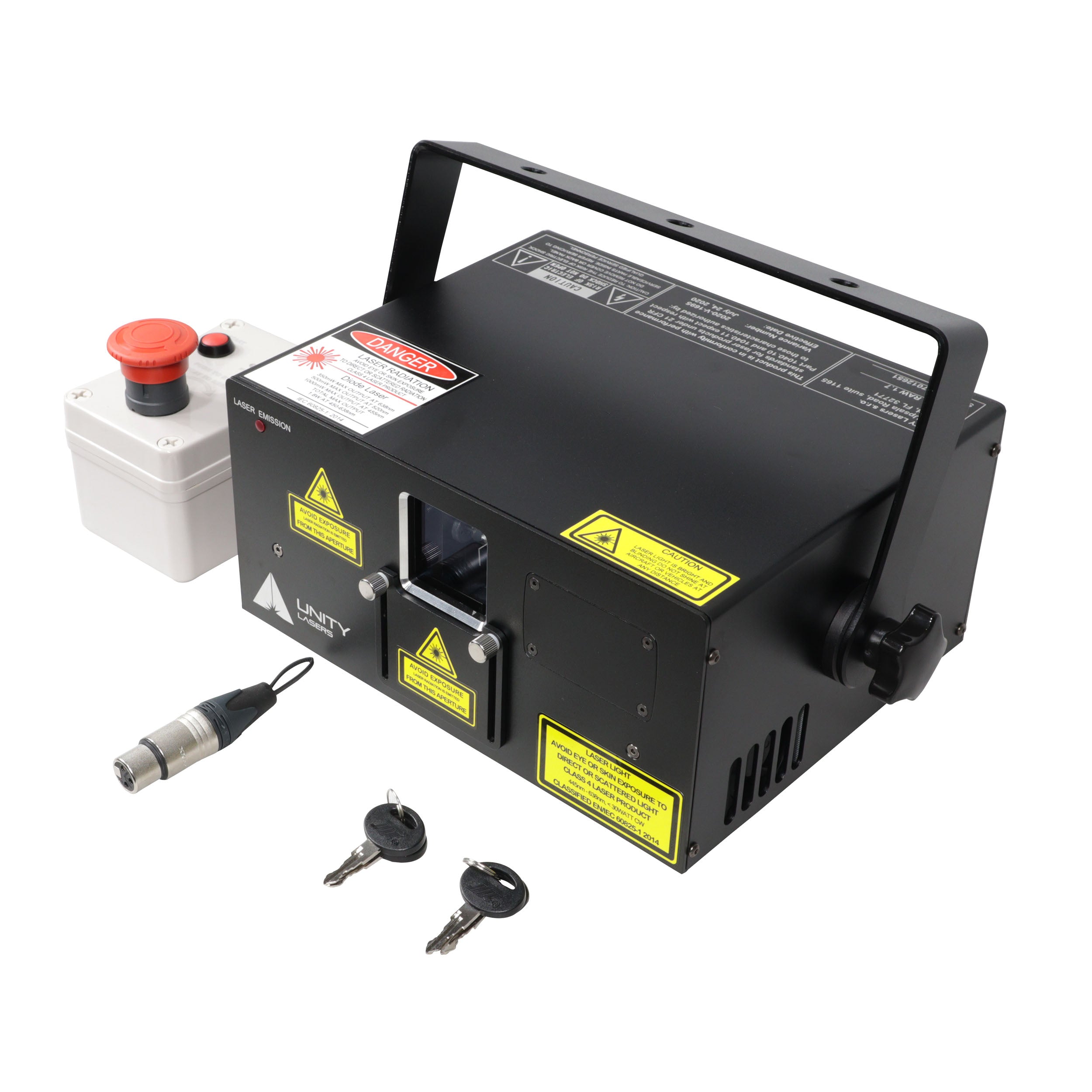 ProX Unity Raw 1.7 Watt RGB Laser Light Show Projector System
