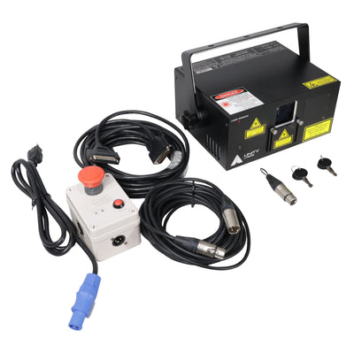 ProX Unity Raw 1.7 Watt RGB Laser Light Show Projector System