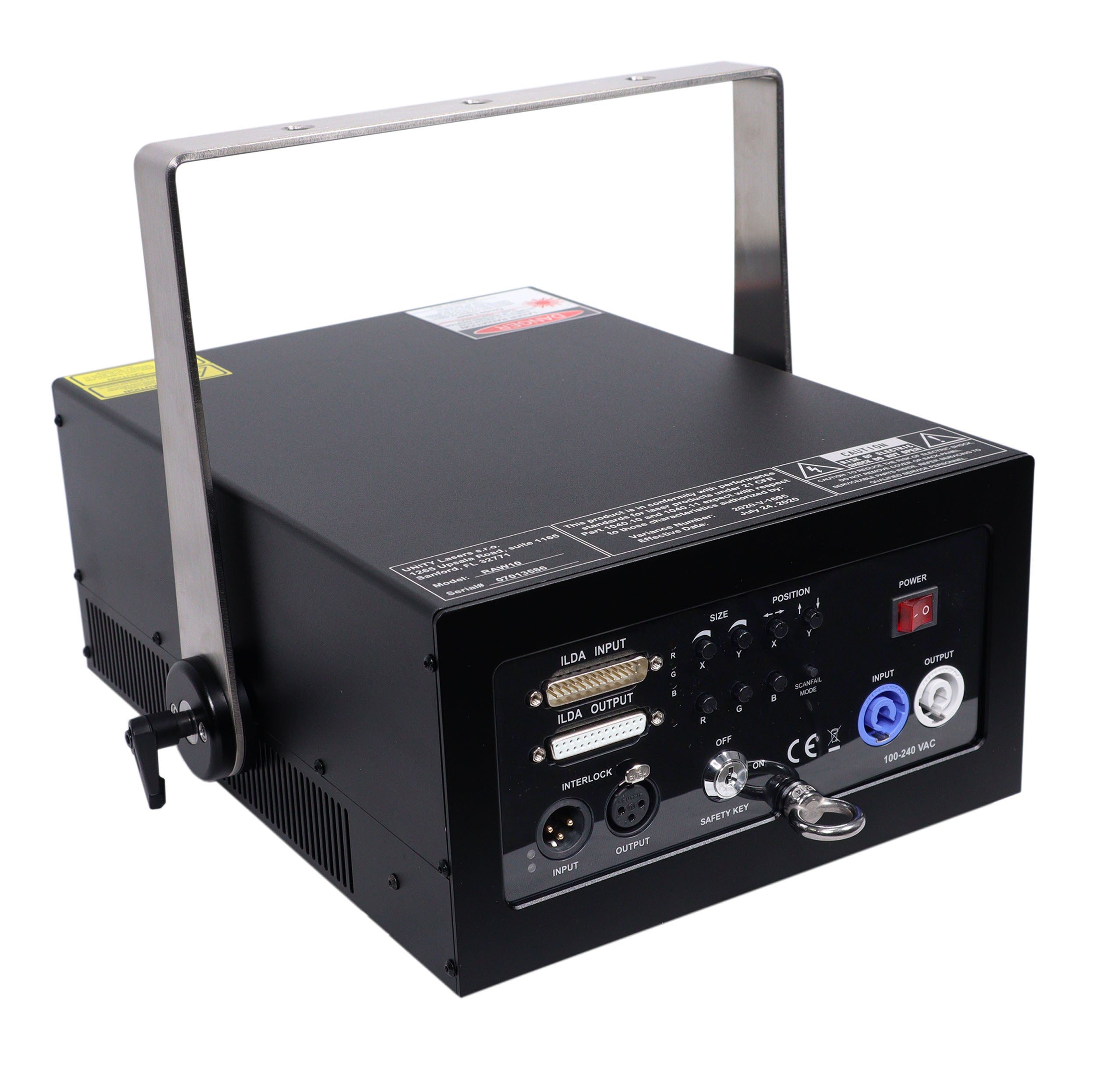 ProX Unity Raw 10 Watt RGB Laser Light Show Projector System