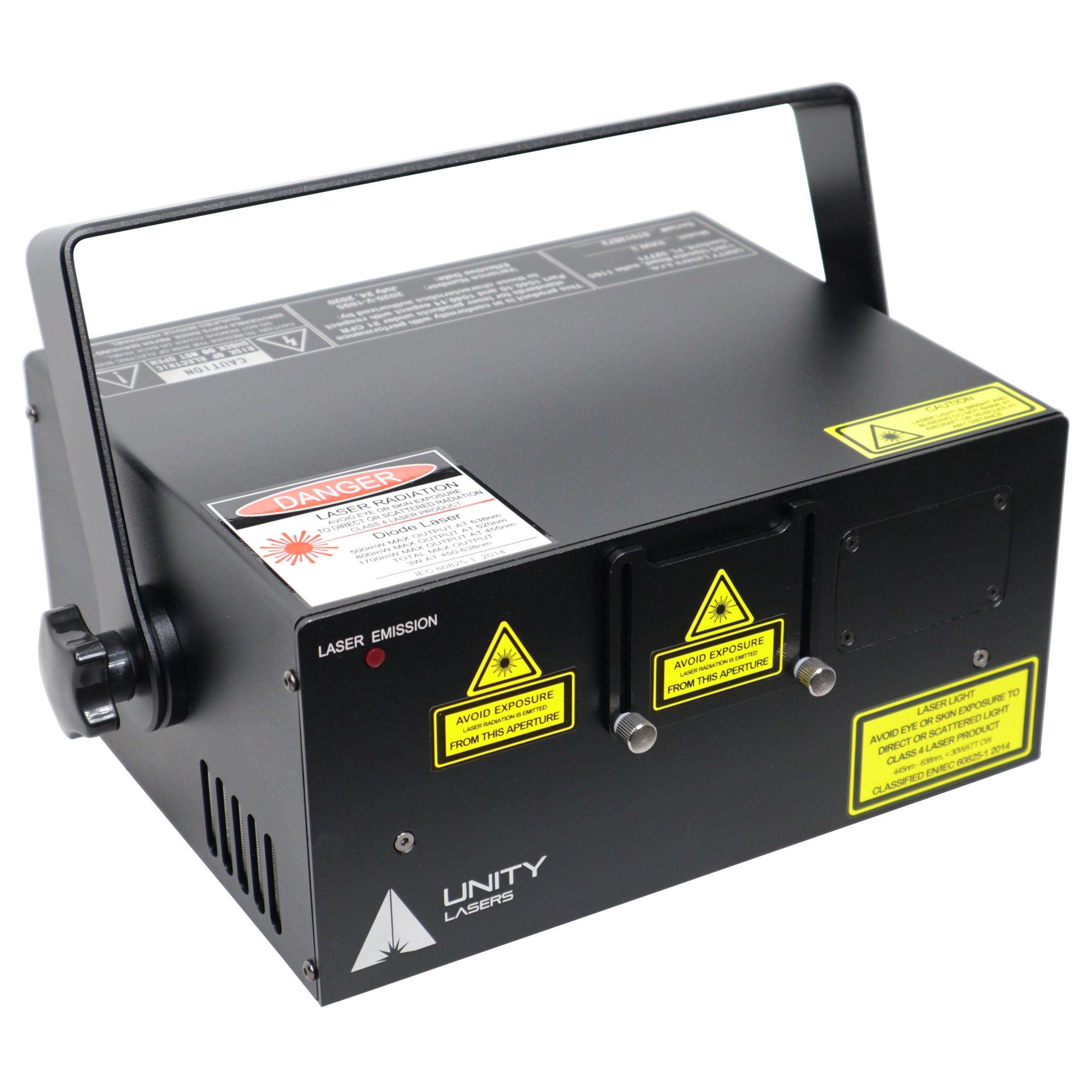 ProX Unity Raw 3 Watt RGB DMX Laser Light Show Projector System