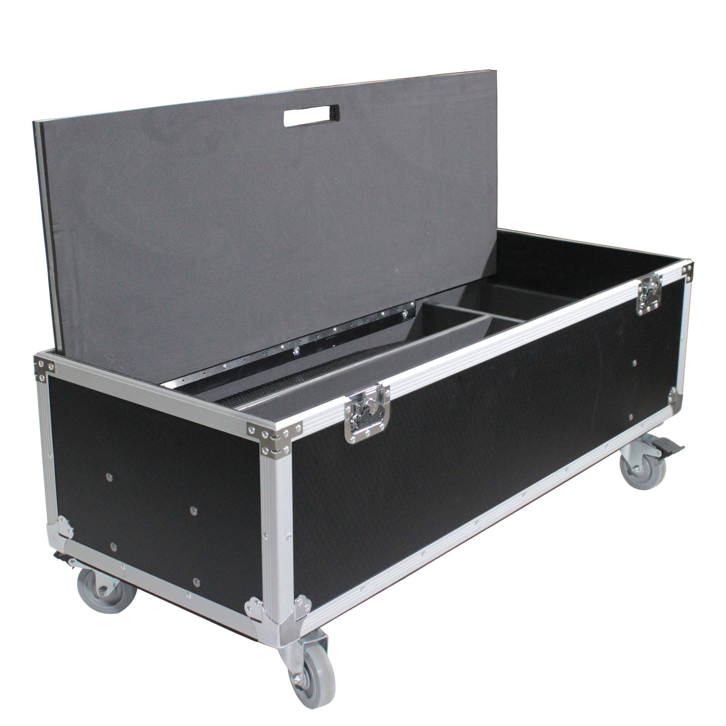 ProX ATA Flight Case for 2x RCF EVOX12 or EV Evolve 50 Compact Arrays Fits Two Speakers and Subwoofers