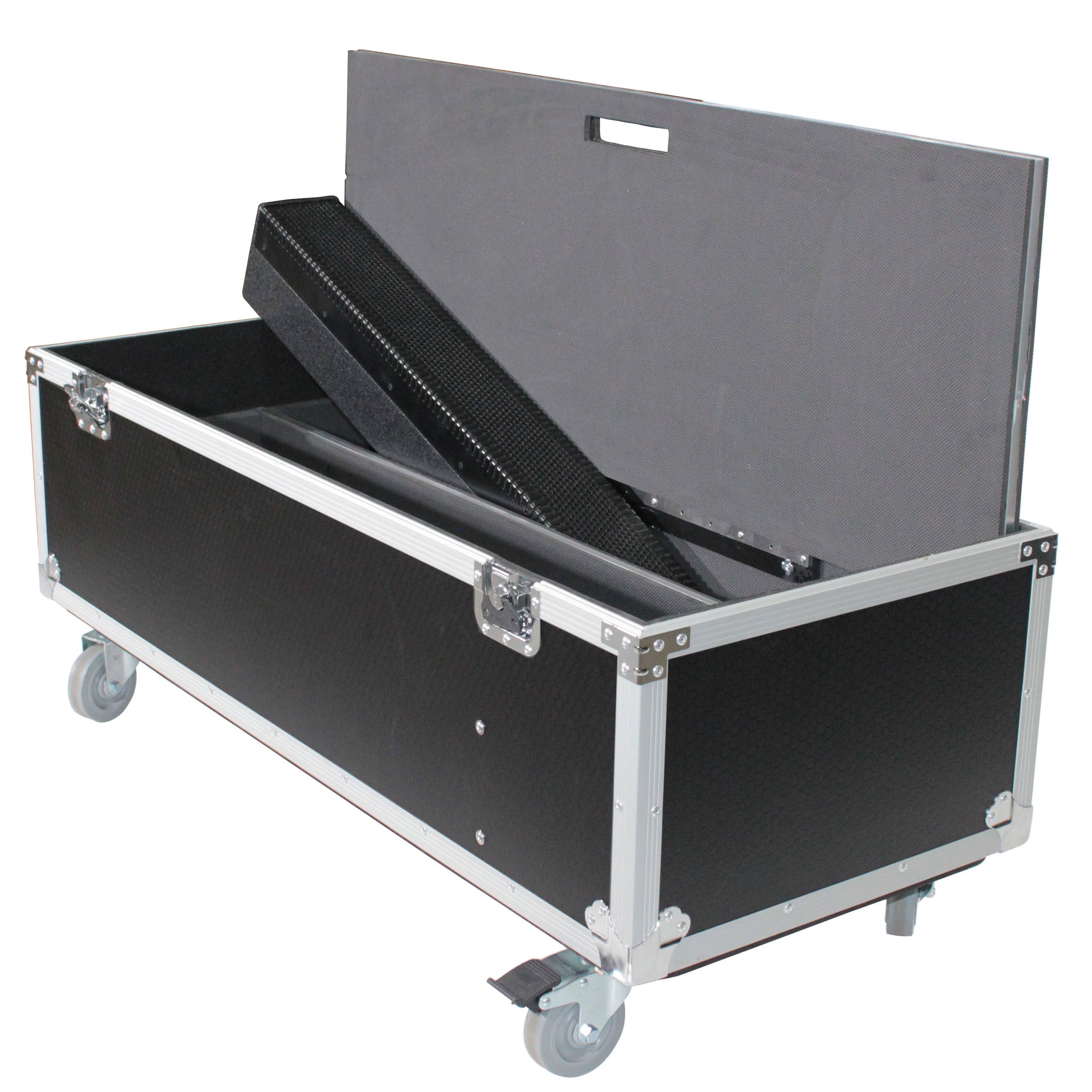 ProX ATA Flight Case for 2x RCF EVOX12 or EV Evolve 50 Compact Arrays Fits Two Speakers and Subwoofers