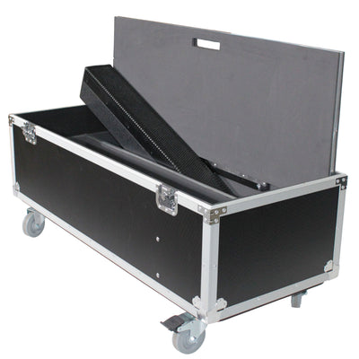 ProX ATA Flight Case for 2x RCF EVOX12 or EV Evolve 50 Compact Arrays Fits Two Speakers and Subwoofers