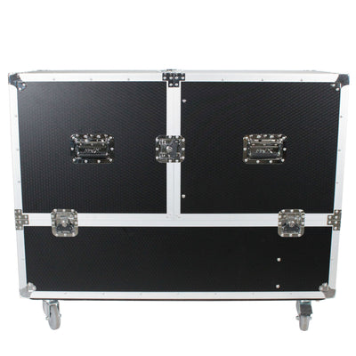 ProX ATA Flight Case for 2x RCF EVOX12 or EV Evolve 50 Compact Arrays Fits Two Speakers and Subwoofers