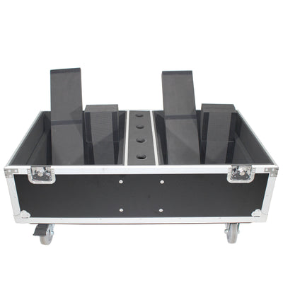 ProX ATA Style Flight-Road Case For RCF EVOX 8 J8 JMIX8 Speaker Array System Fits Two Speakers and Subs