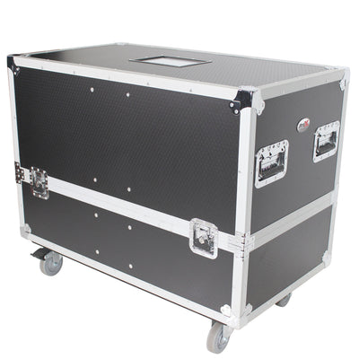 ProX ATA Style Flight-Road Case For RCF EVOX 8 J8 JMIX8 Speaker Array System Fits Two Speakers and Subs