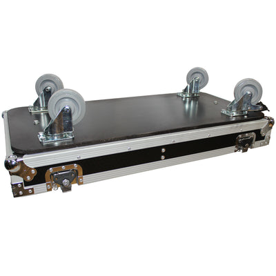 ProX Flight Case for Two RCF-TT25-A II High Definition Two-Way Speakers with 4 Inch Wheels