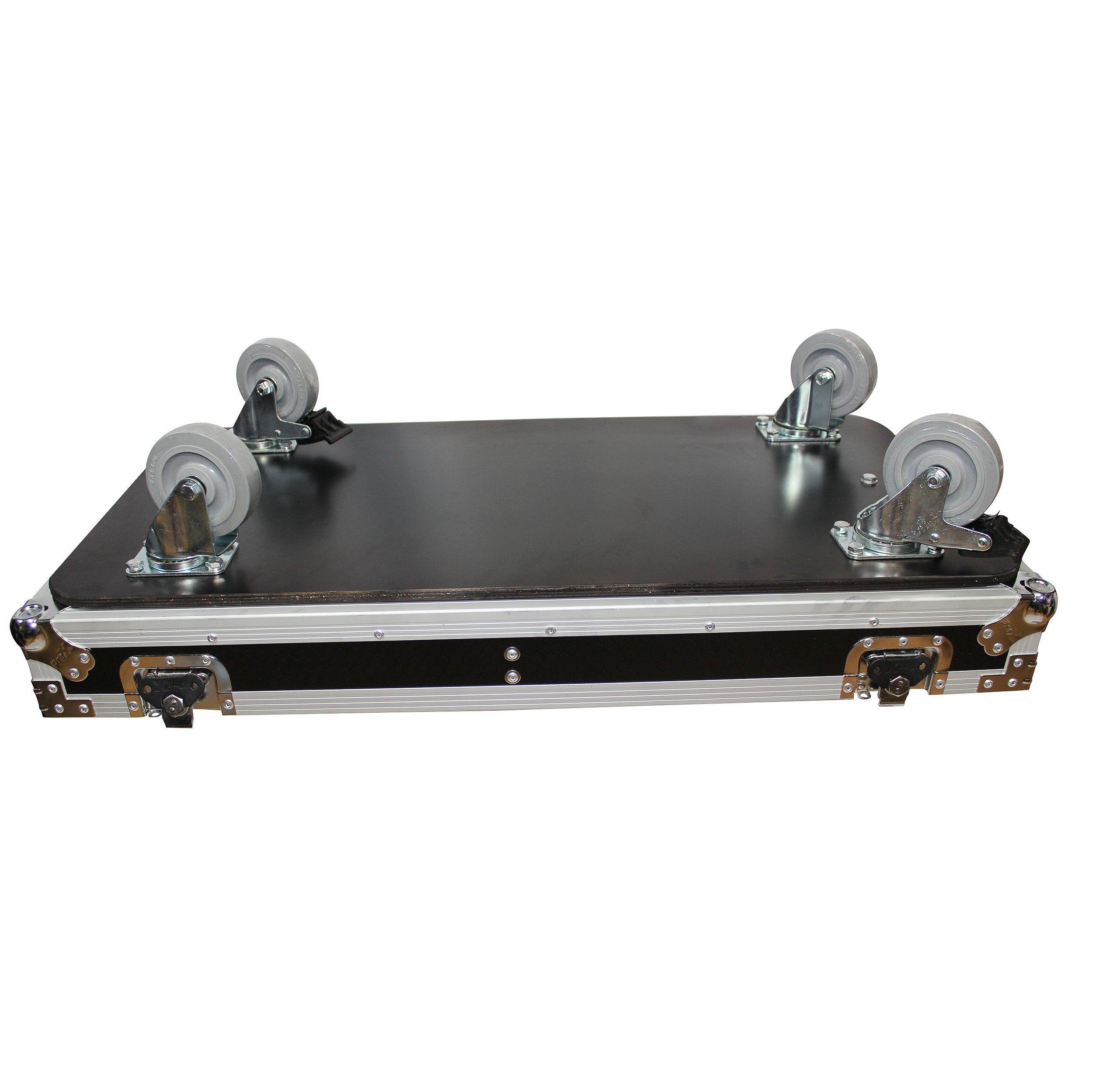 ProX Flight Case for Two RCF-TT25-A II High Definition Two-Way Speakers with 4 Inch Wheels