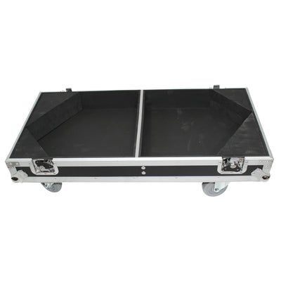 ProX Flight Case for Two RCF-TT25-A II High Definition Two-Way Speakers with 4 Inch Wheels