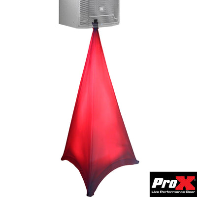 ProX Lycra Cover Scrim for Speaker Tripod or Lighting Stand 2 Sided - White
