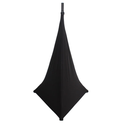 ProX Two-Pack Three Side Speaker Stand Cover Scrim (Black)
