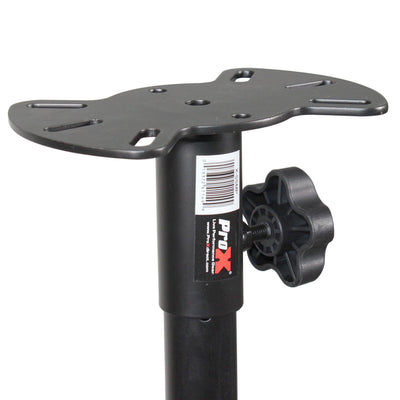 ProX Speaker Stand Slotted Mounting Plate Tray for Moving Heads and Speakers