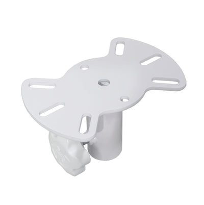 ProX Speaker Stand Mounting Plate In White for Speakers and Moving Head
