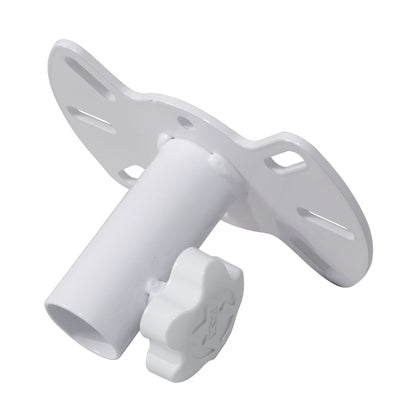 ProX Speaker Stand Mounting Plate In White for Speakers and Moving Head
