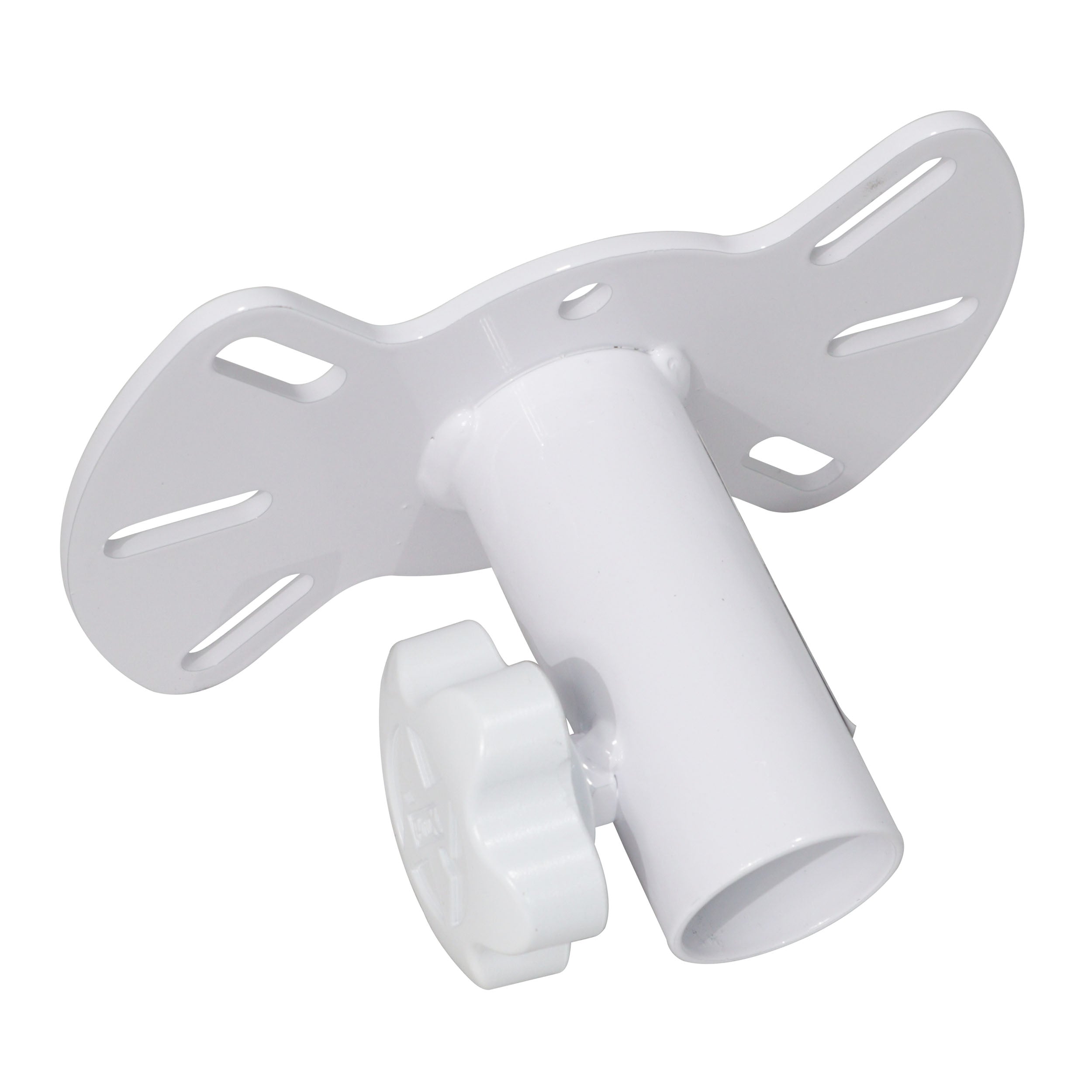 ProX Speaker Stand Mounting Plate In White for Speakers and Moving Head