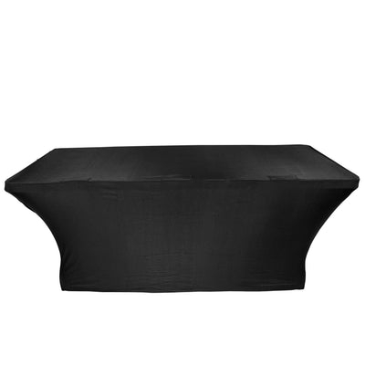 ProX 4 Ft. Open Back Spandex Table Cover Scrim - Black