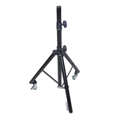ProX Adjustable Speaker Lighting Tripod Stand with Casters