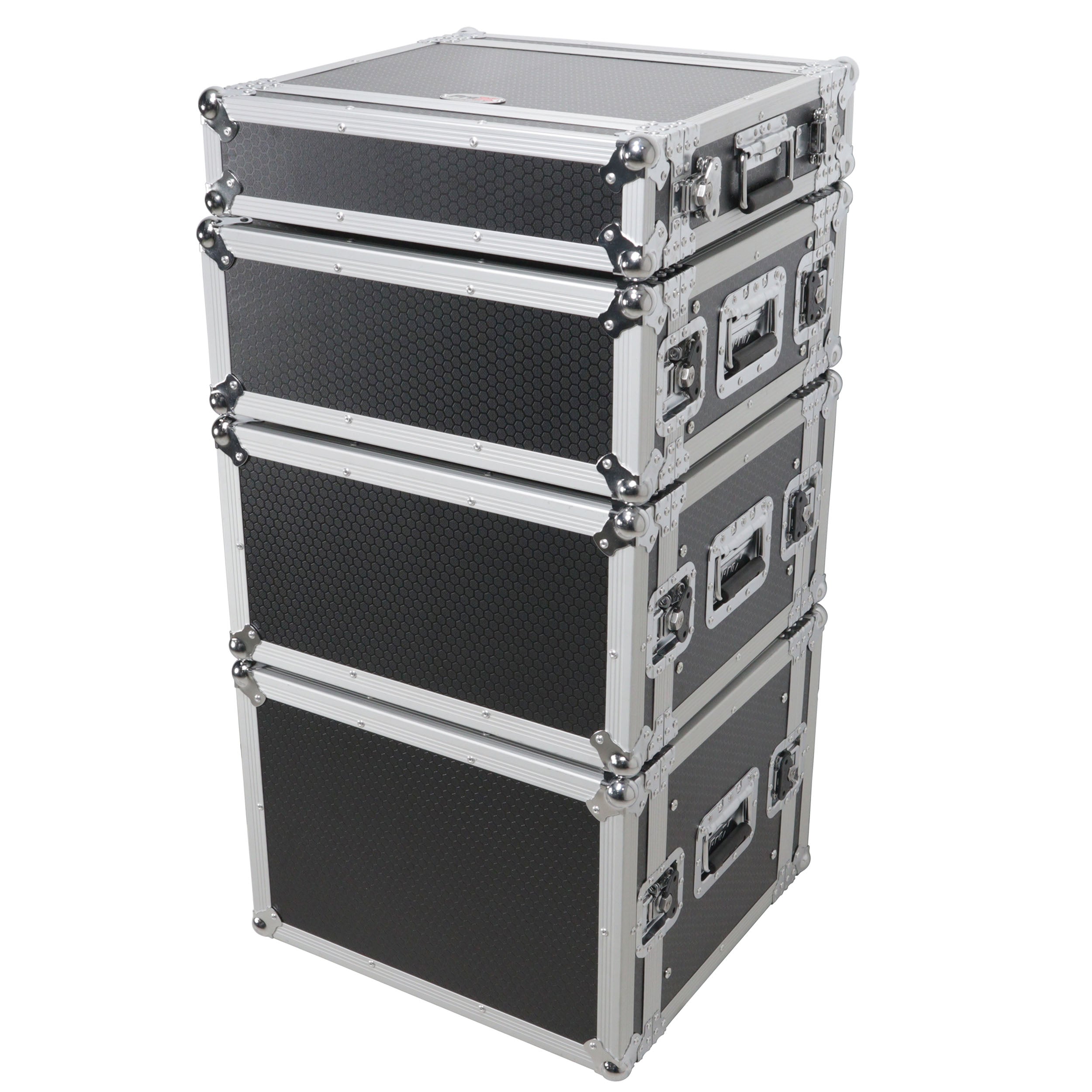 ProX 4U Deluxe Effects Rack 14" Deep Rail to Rail W/Handles
