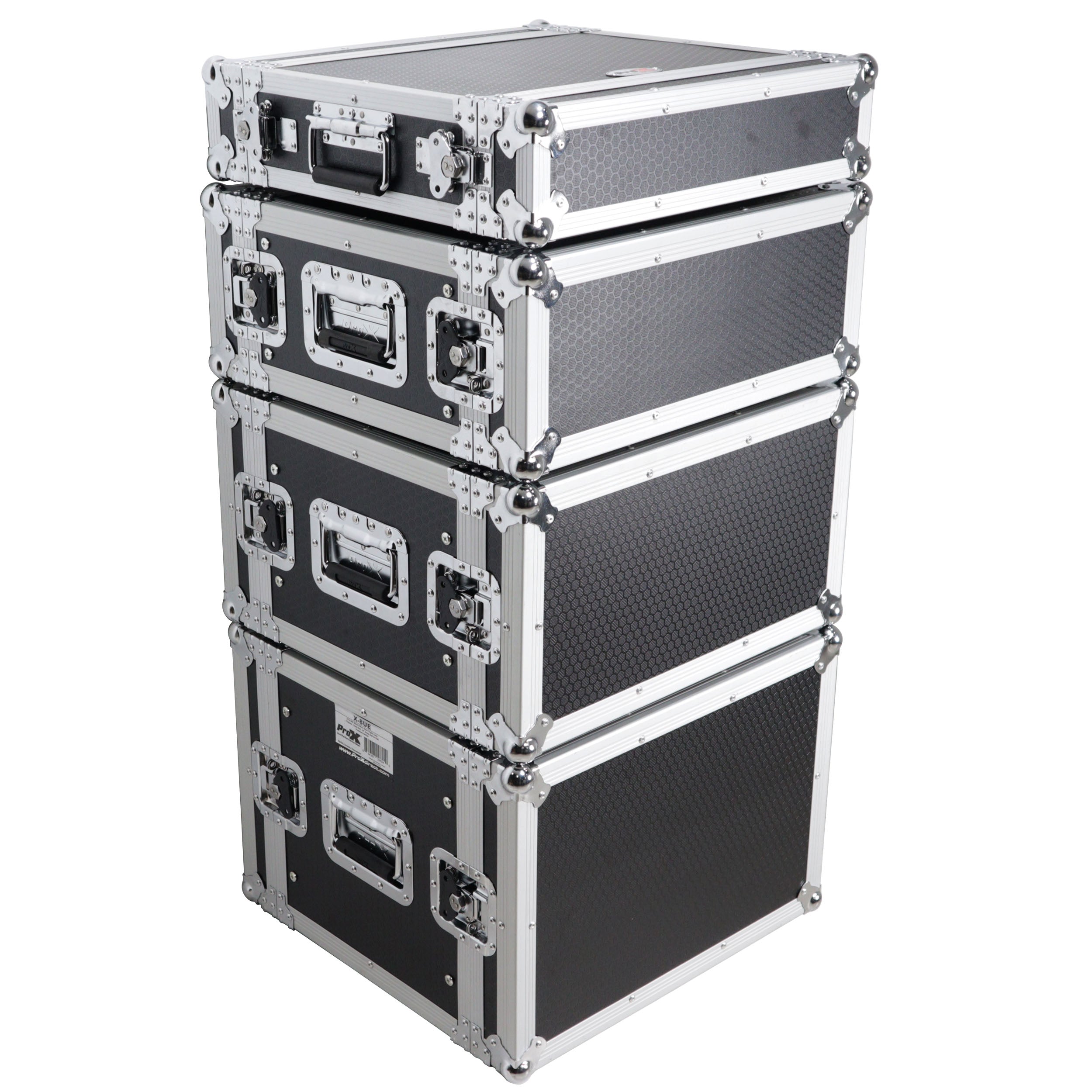 ProX Prox X-2UE 2U Deluxe Effects Rack 14" deep Rail to Rail w/ handles