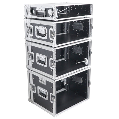ProX 6U Deluxe 14" Deep 19" Width Amp Effects Rack Flight Hard Case