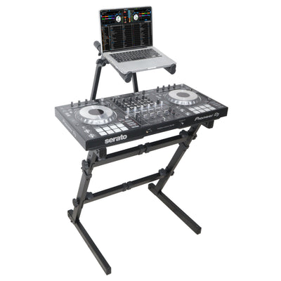 ProX Professional Keyboard Add-on for Portable Z-Stand 2nd tier with Adjustable Stacking
