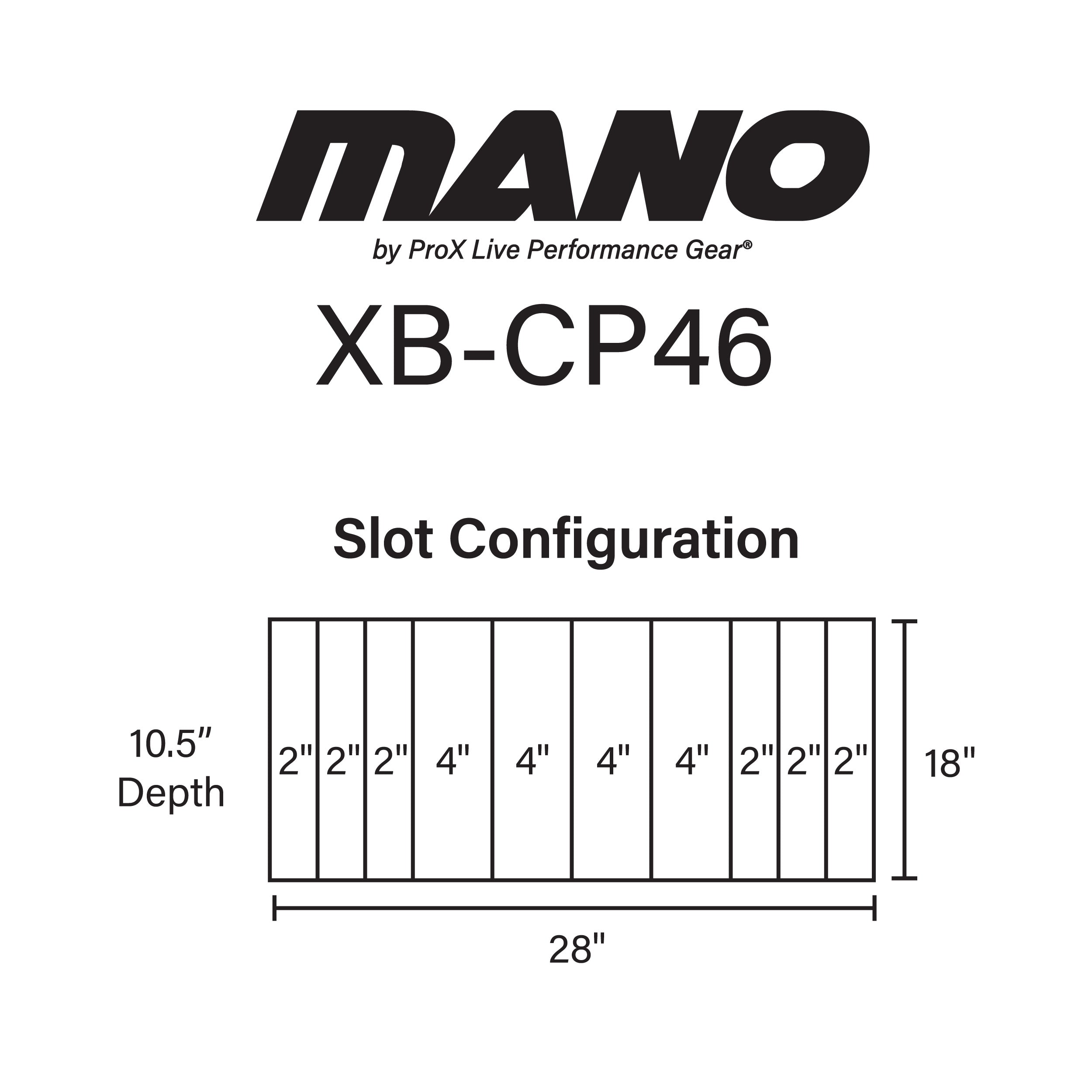 ProX MANO™ Large Utility Carry Bag w/ Organizing dividers For Cables, LED Lighting, and More