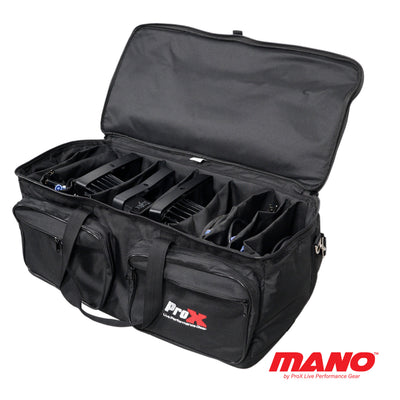 ProX MANO™ Large Utility Carry Bag w/ Organizing dividers For Cables, LED Lighting, and More
