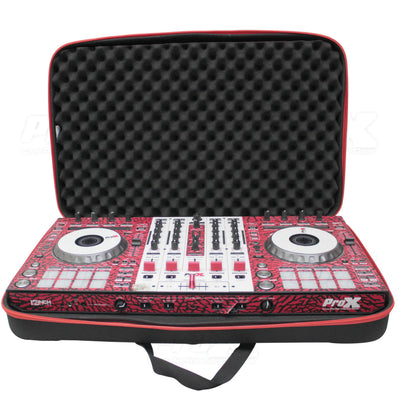 ProX ZeroG Ultra Lightweight Hard Shell DJ Controller Shoulder Strap Bag for Pioneer DDJ-RX SX3 S1 and Numark Mixstream Pro Mixdeck -