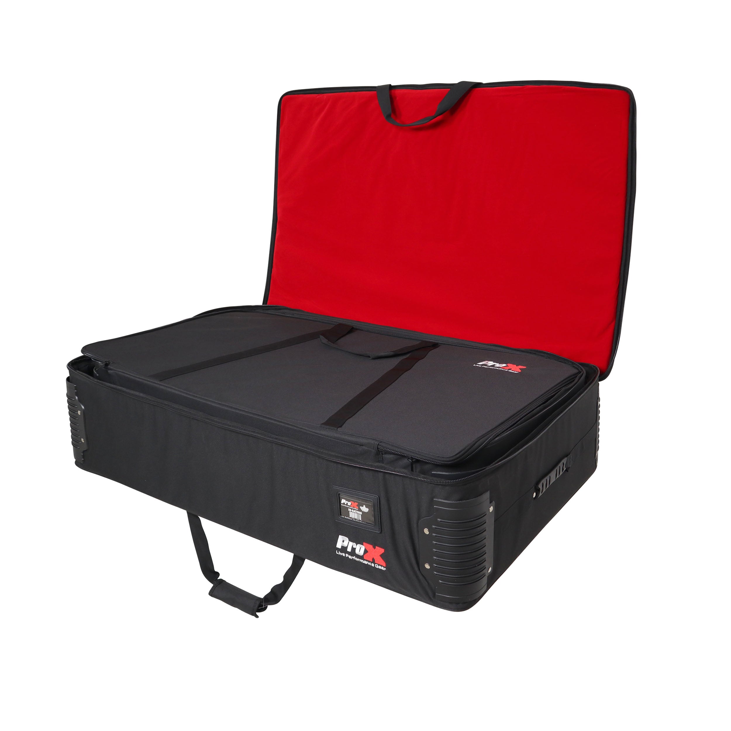 ProX Set of Two Padded Carrying Travel Bags for ProX Control Tower DJ Podium
