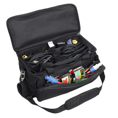 ProX MANO™ Utility Carry Hand Bag Organizer with Dividers For Cables, LED Lighting, Tools, Mics, and Accessories.