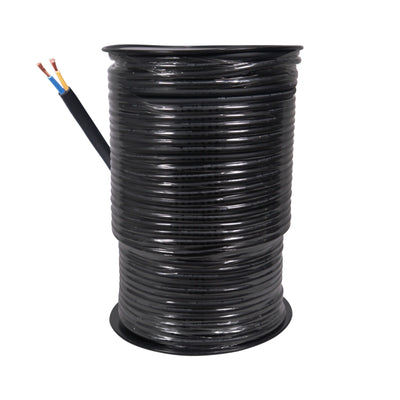ProX 500 Ft. 12 AWG 2 Conductor Hybrid Passive Speaker Wire Bulk Cable Spool Black