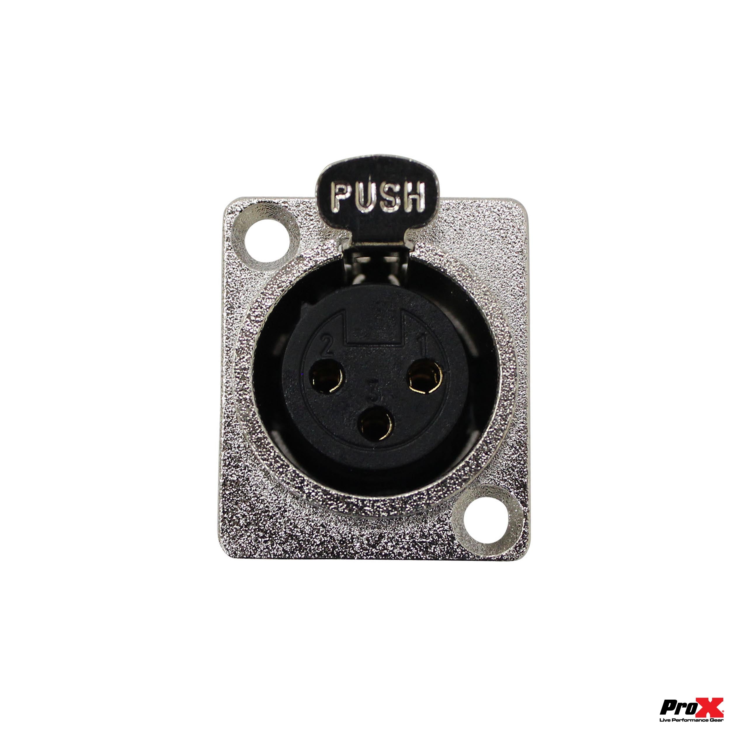 ProX XLR Female To Male Adapter For Panel Mount