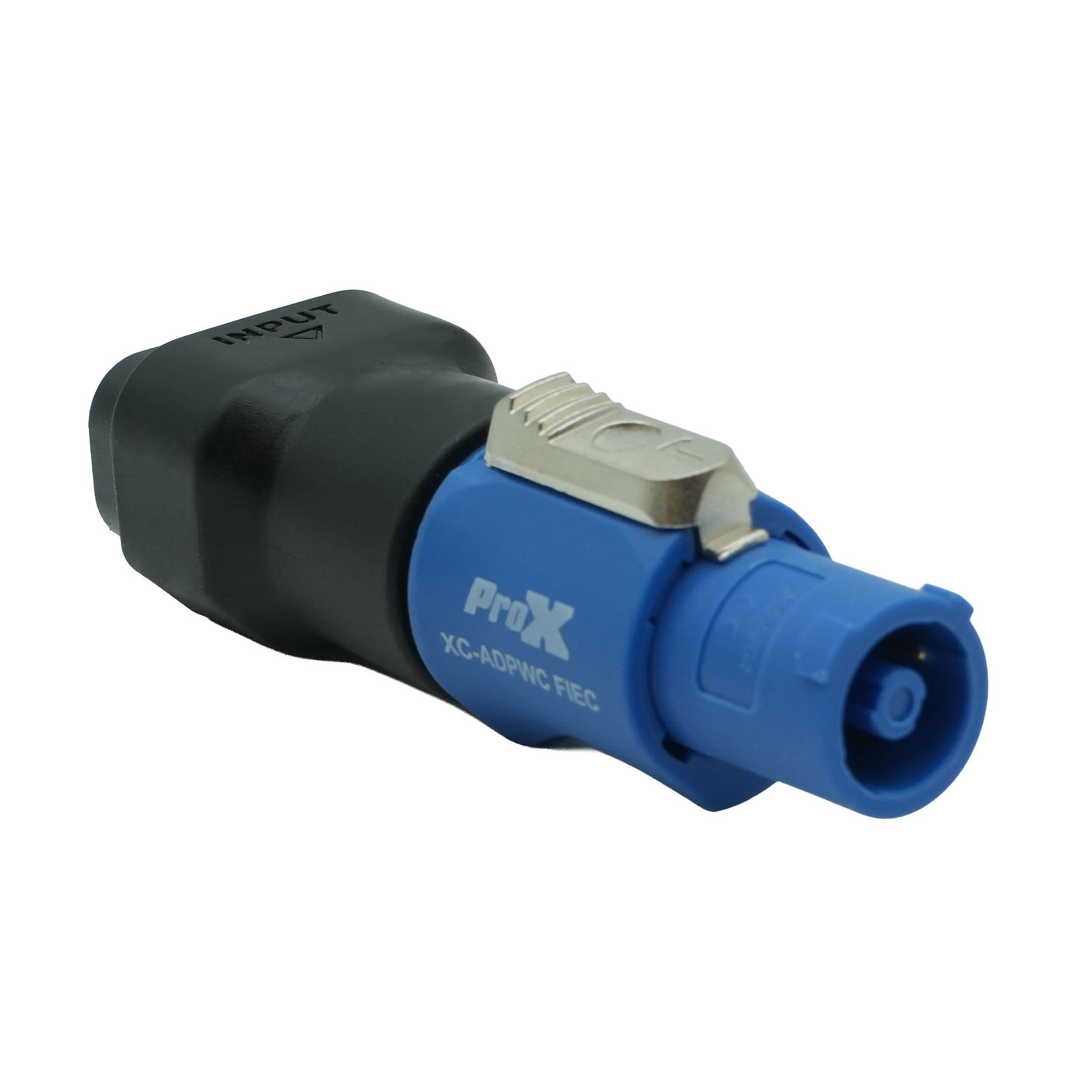 ProX IEC C14 Female to PowerCON Female Blue locking Connector Power Coupler Adapter