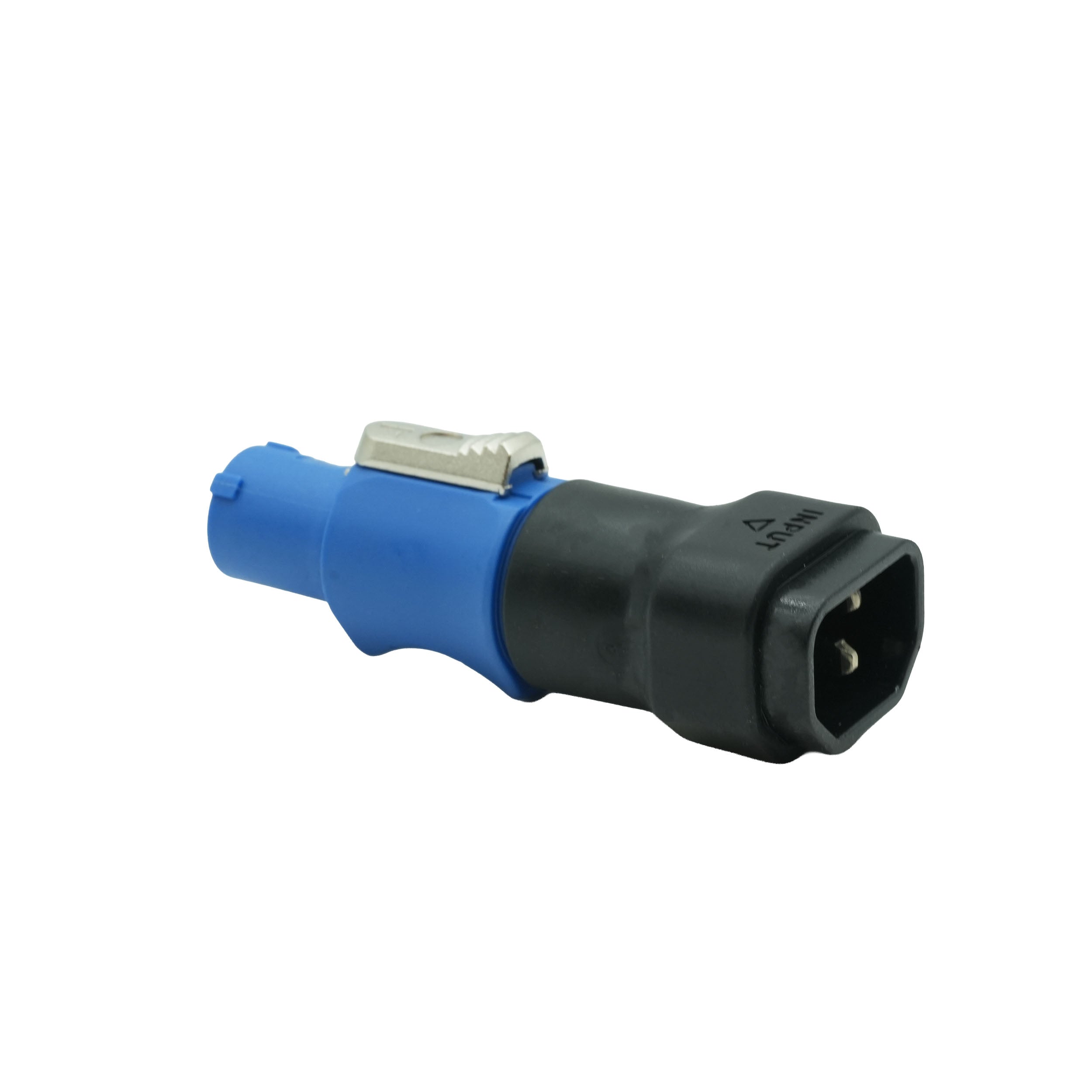 ProX IEC C14 Female to PowerCON Female Blue locking Connector Power Coupler Adapter