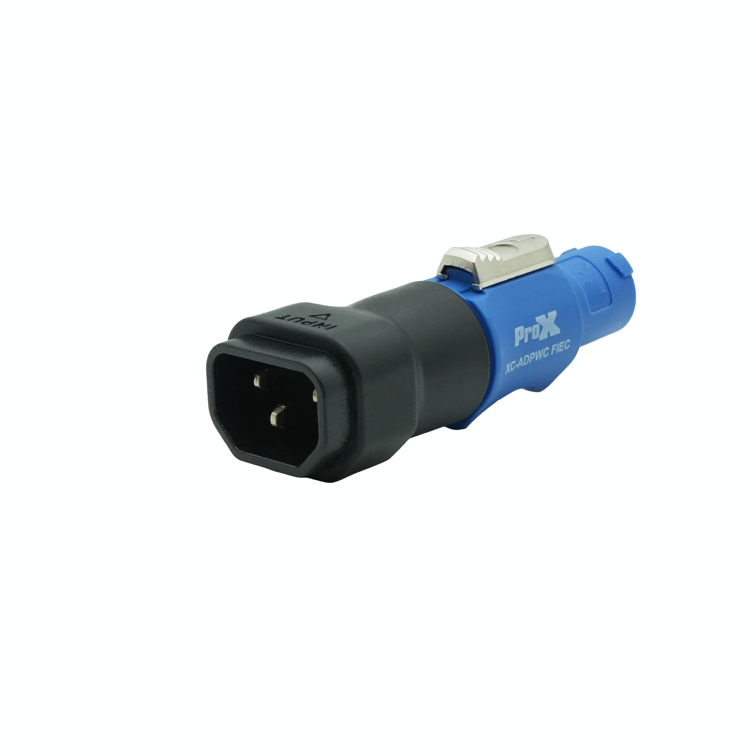 ProX IEC C14 Female to PowerCON Female Blue locking Connector Power Coupler Adapter