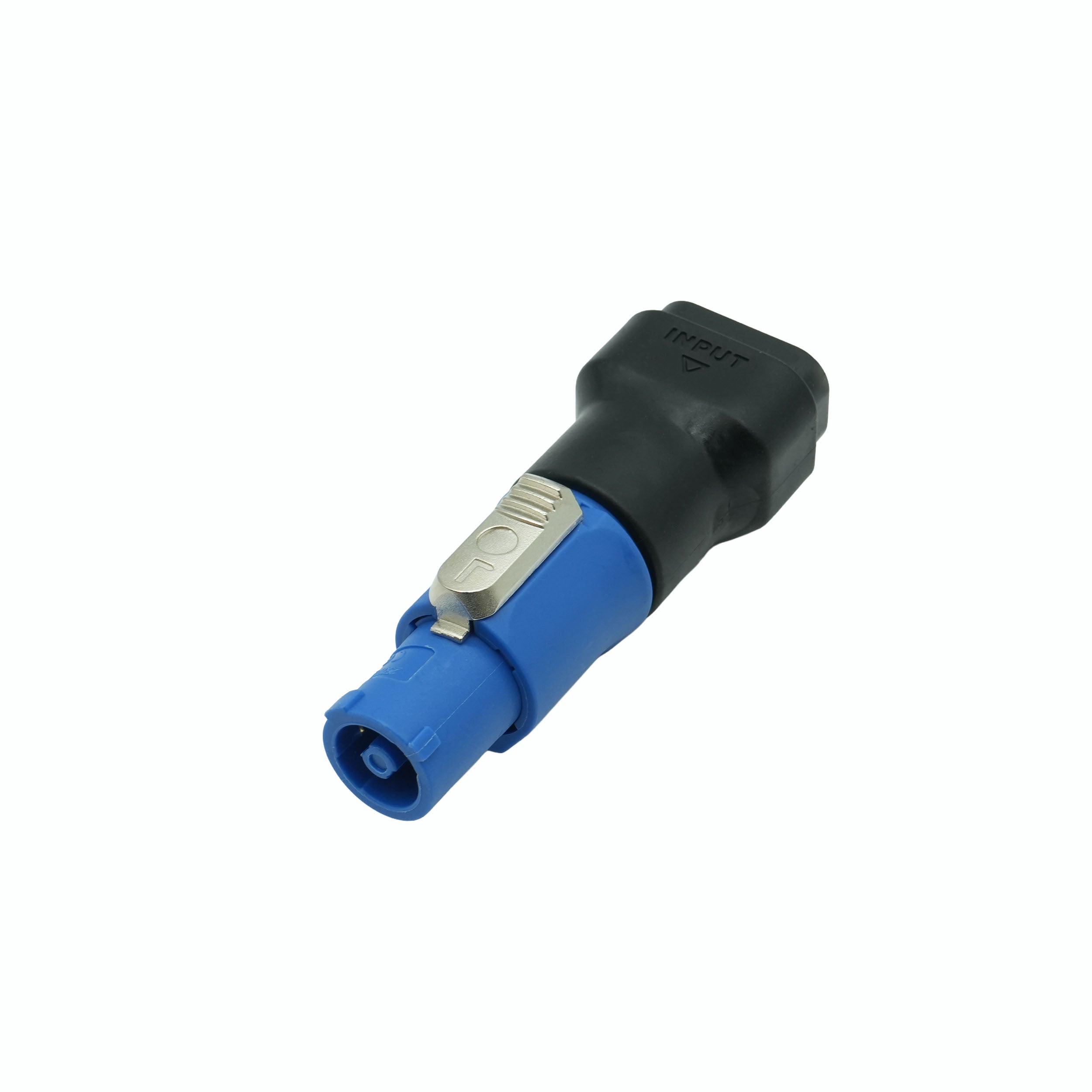 ProX IEC C14 Female to PowerCON Female Blue locking Connector Power Coupler Adapter