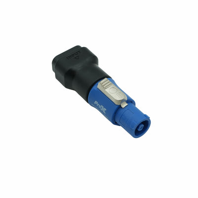 ProX IEC C14 Female to PowerCON Female Blue locking Connector Power Coupler Adapter