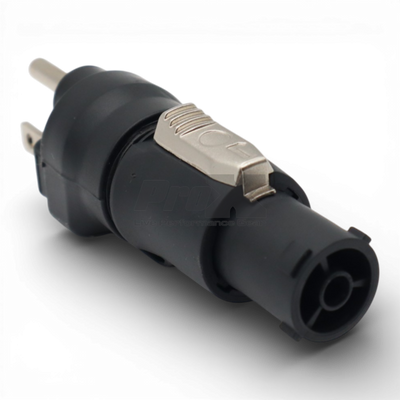 ProX Edison Nema 515P Male to True1 Female Black locking Connector Power Coupler Adapter