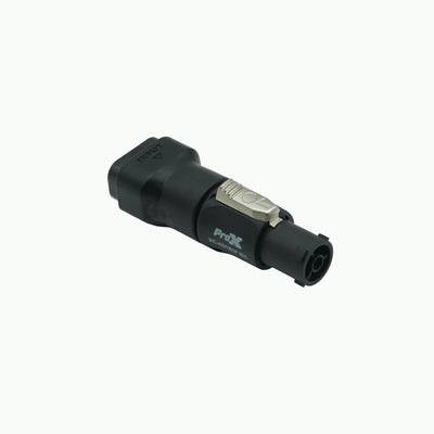 ProX IEC C14 Female to True1 Female Black locking Connector Power Coupler Adapter