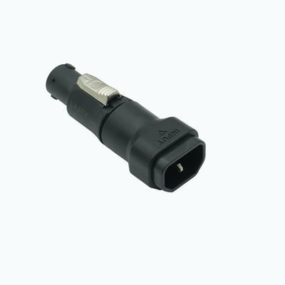 ProX IEC C14 Female to True1 Female Black locking Connector Power Coupler Adapter