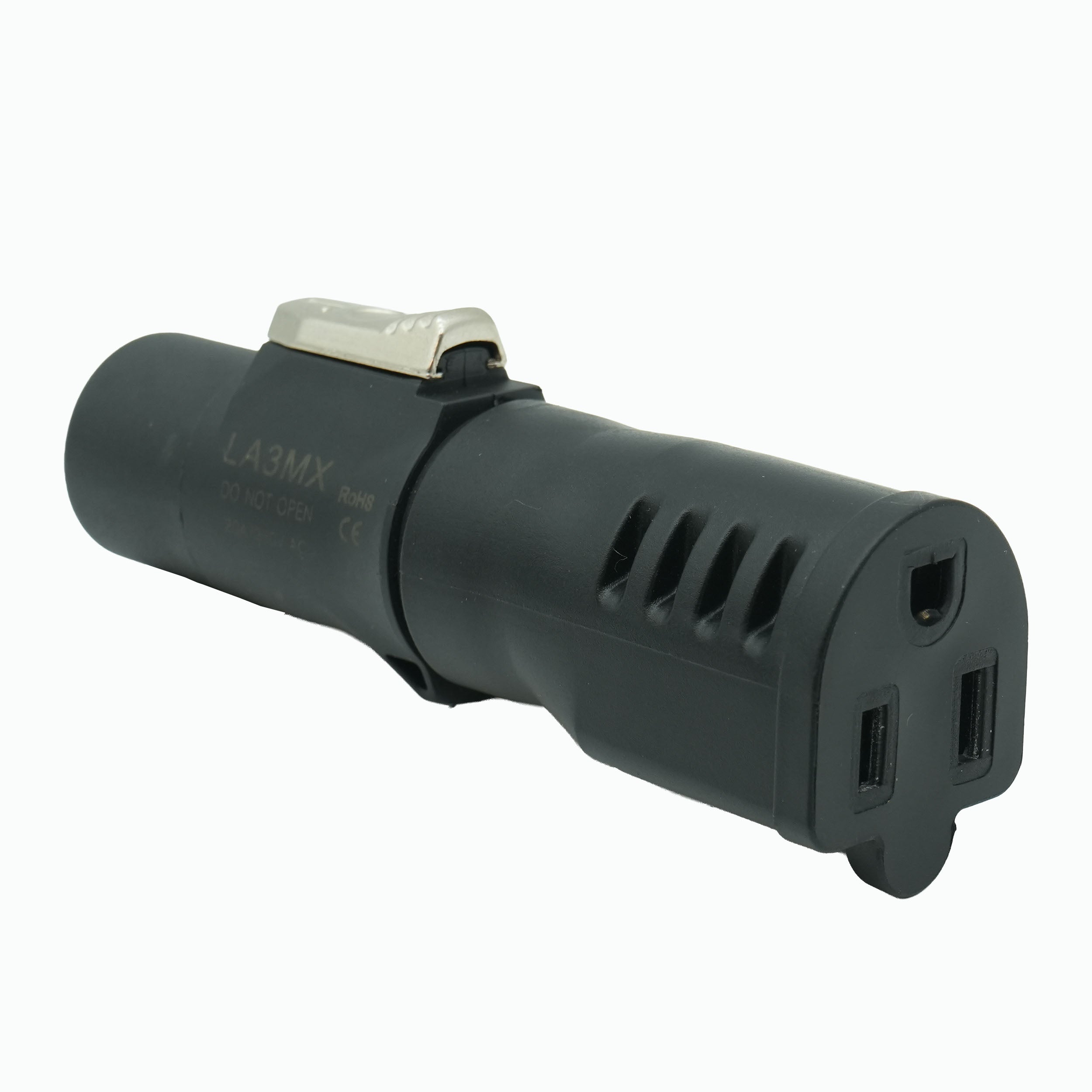 ProX Edison Nema 515R Female to True1 Male Black locking Connector Power Coupler Adapter