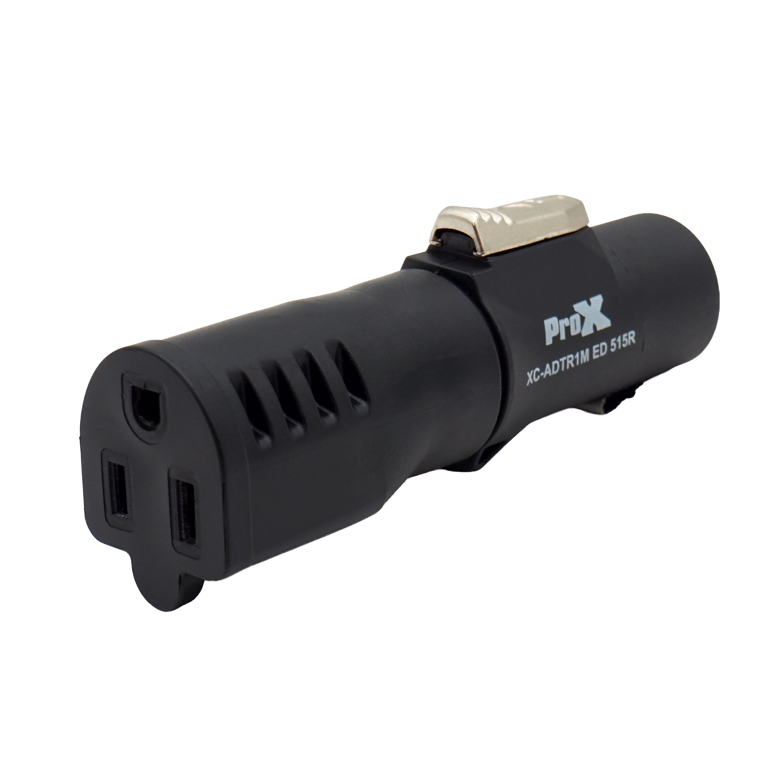 ProX Edison Nema 515R Female to True1 Male Black locking Connector Power Coupler Adapter
