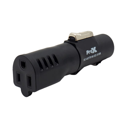 ProX Edison Nema 515R Female to True1 Male Black locking Connector Power Coupler Adapter
